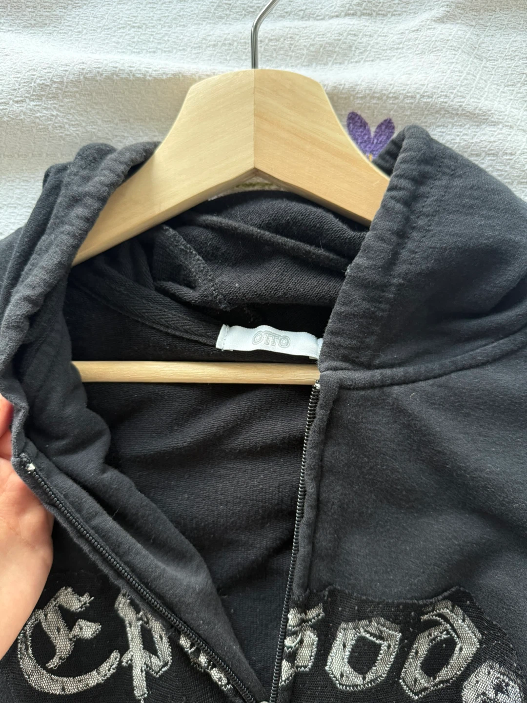Black "Episode Sporty" Zip-Up Hoodie - photo 3