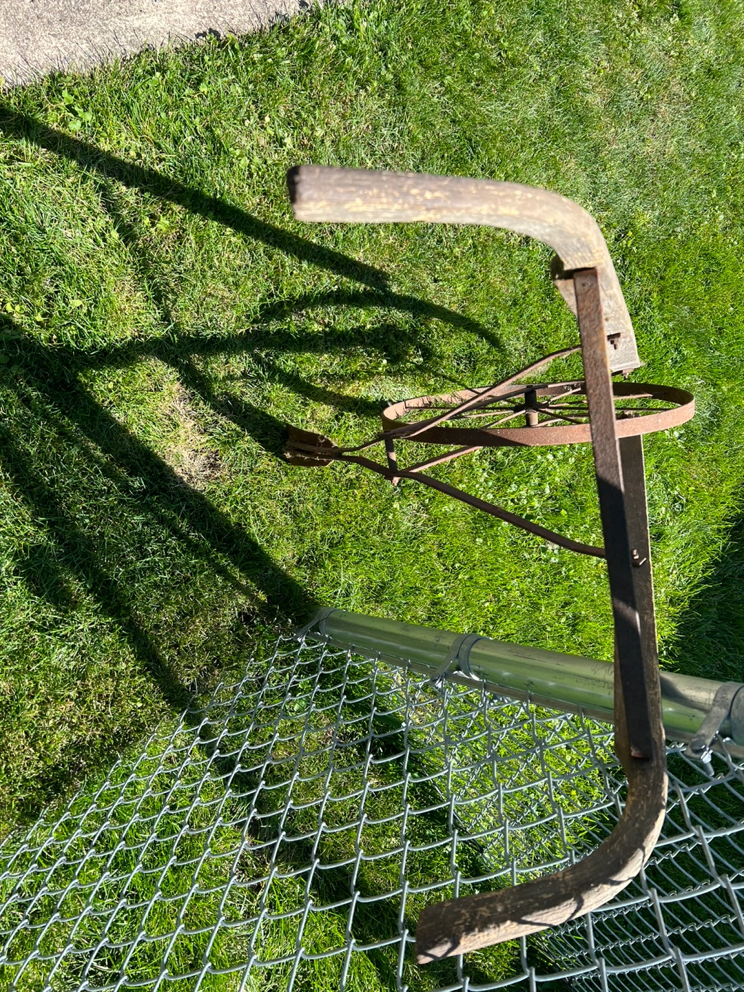 Antique Single Wheel Plow Lawn Ornament - photo 3