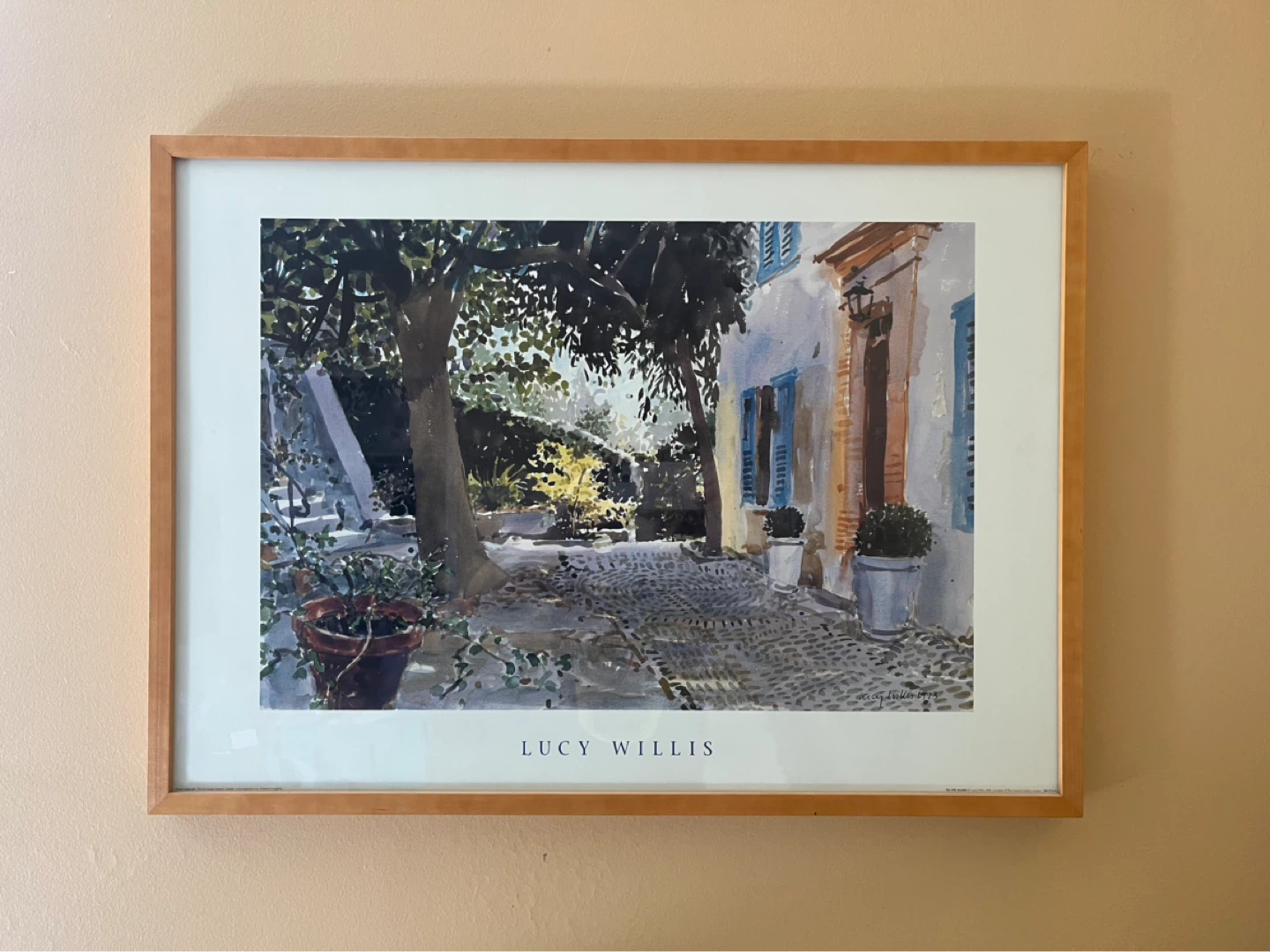 Lucy Willis Art Print "The Villa Noailles"