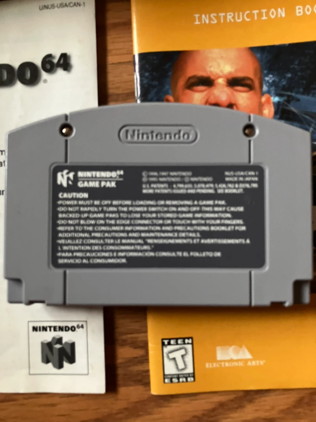 WWF Mayhem Nintendo 64 Game Cartridge - photo 3