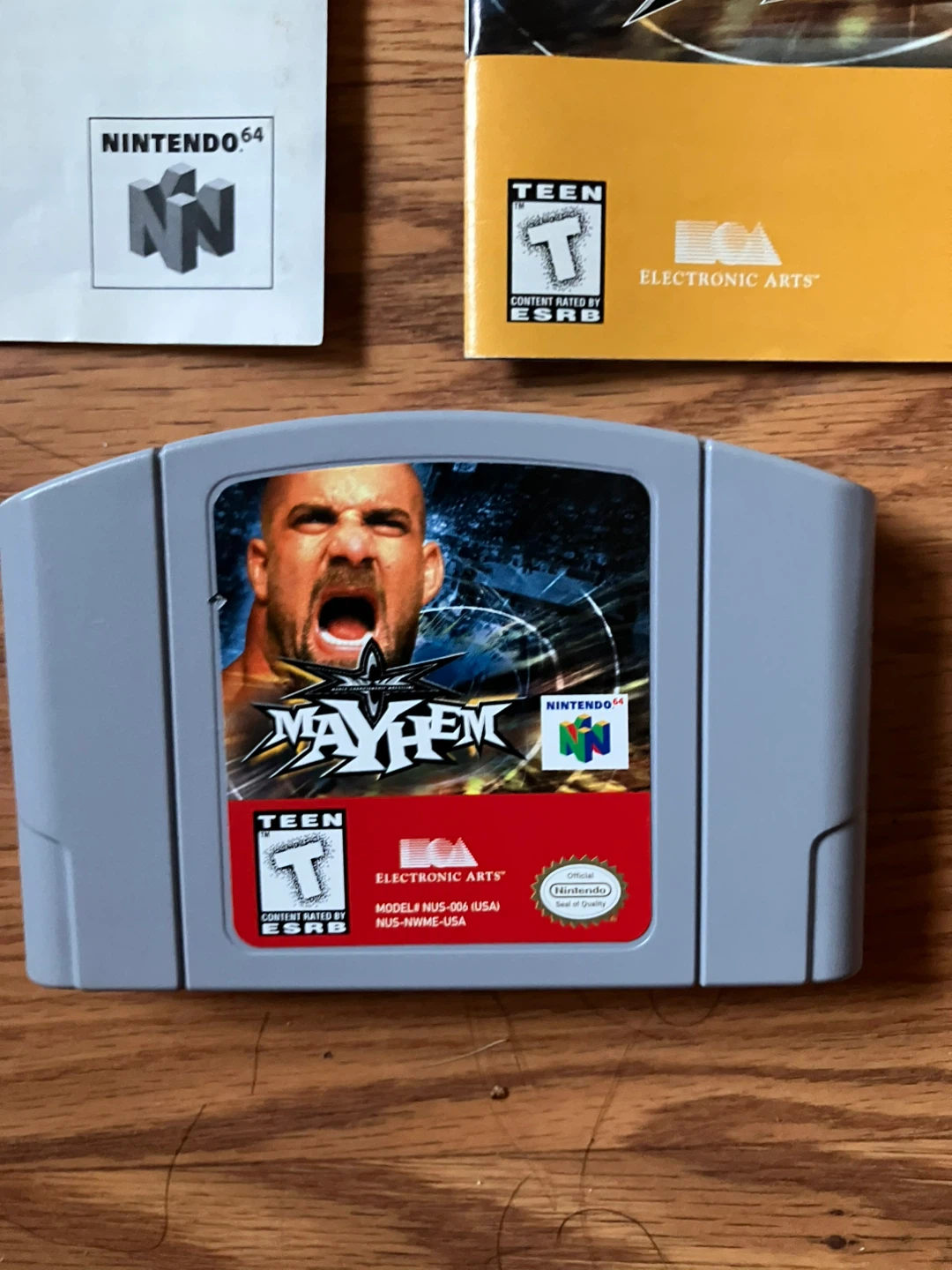 WWF Mayhem Nintendo 64 Game Cartridge - photo 4