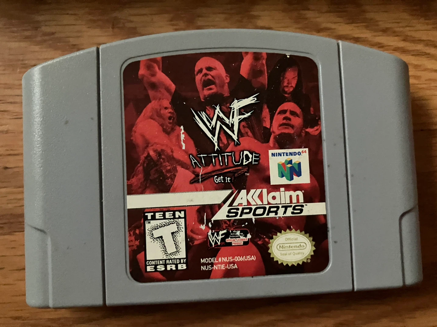 WWF Attitude Nintendo 64 Game - photo 2