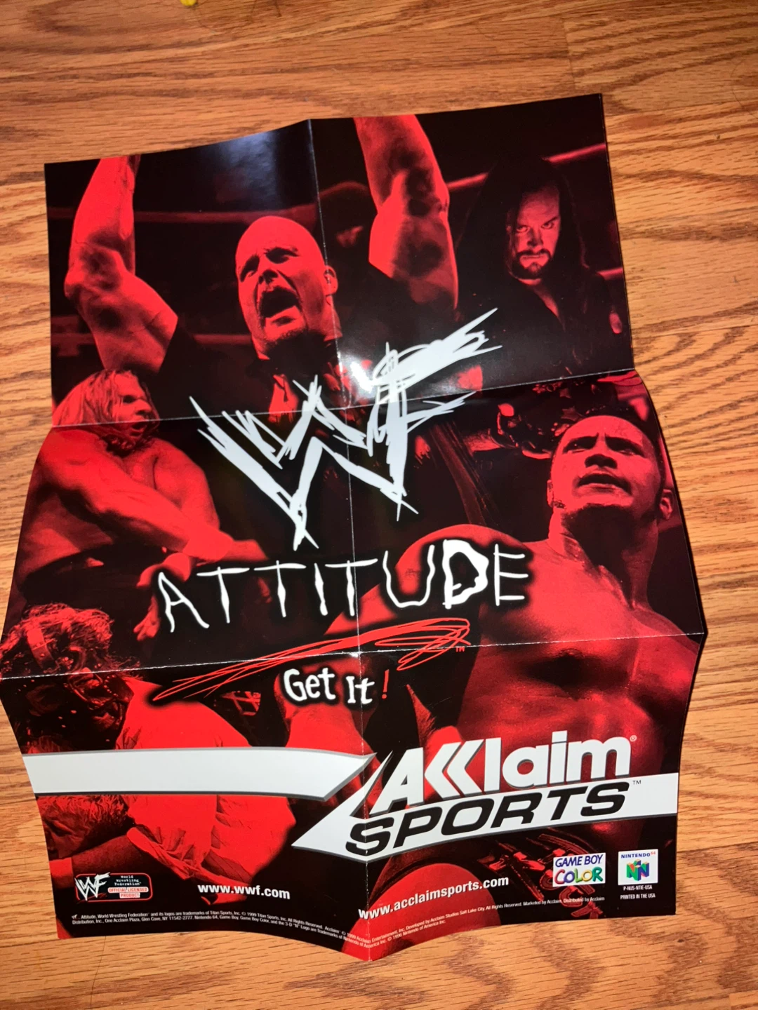 WWF Attitude Nintendo 64 Game - photo 5