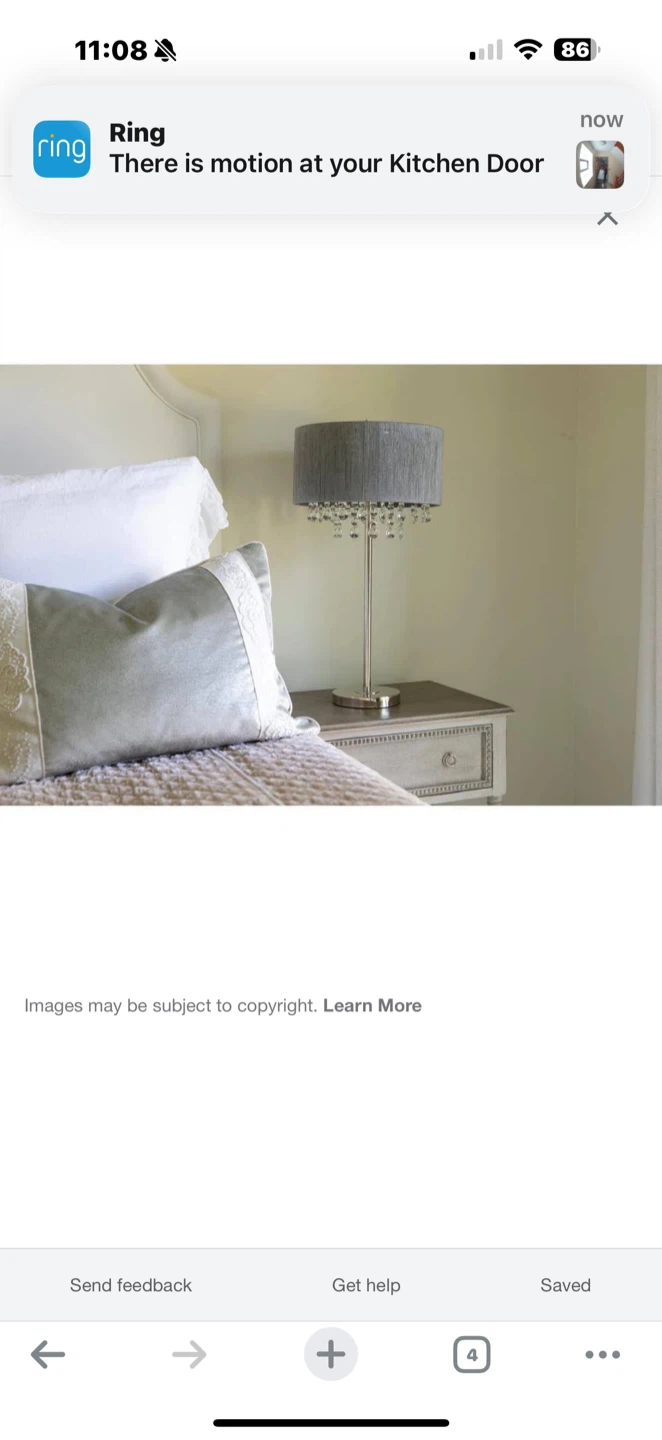 Gray Crystal Accent Table Lamp - photo 5