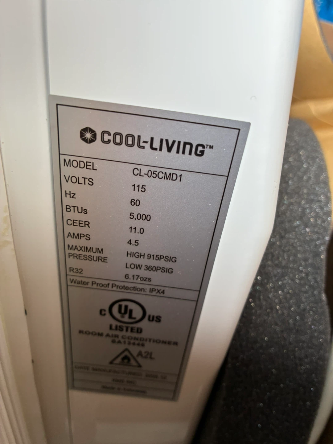 Cool Living CL-05CMD1 5,000 BTU Window Air Conditioner - photo 2