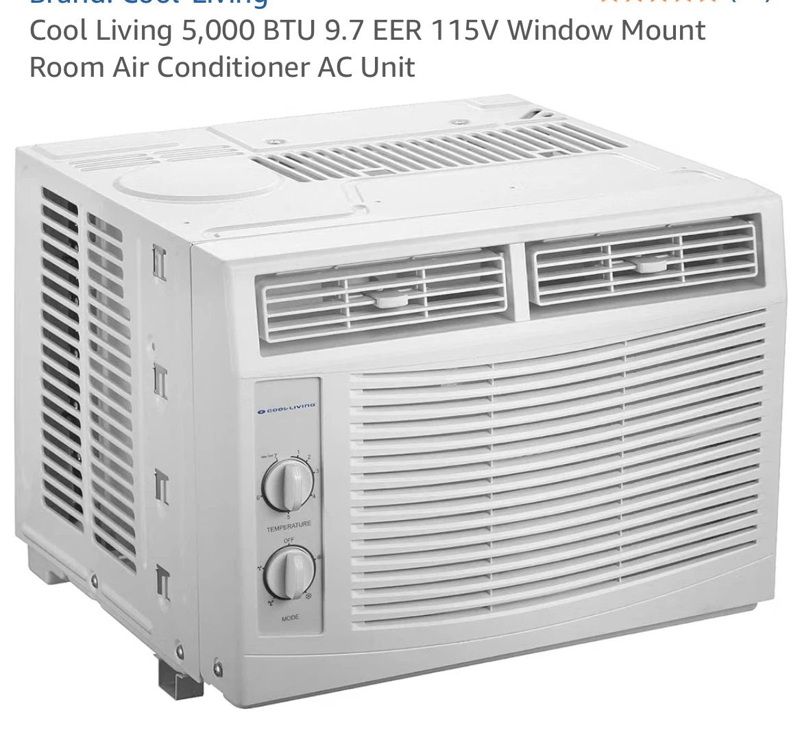 Cool Living CL-05CMD1 5,000 BTU Window Air Conditioner - photo 4