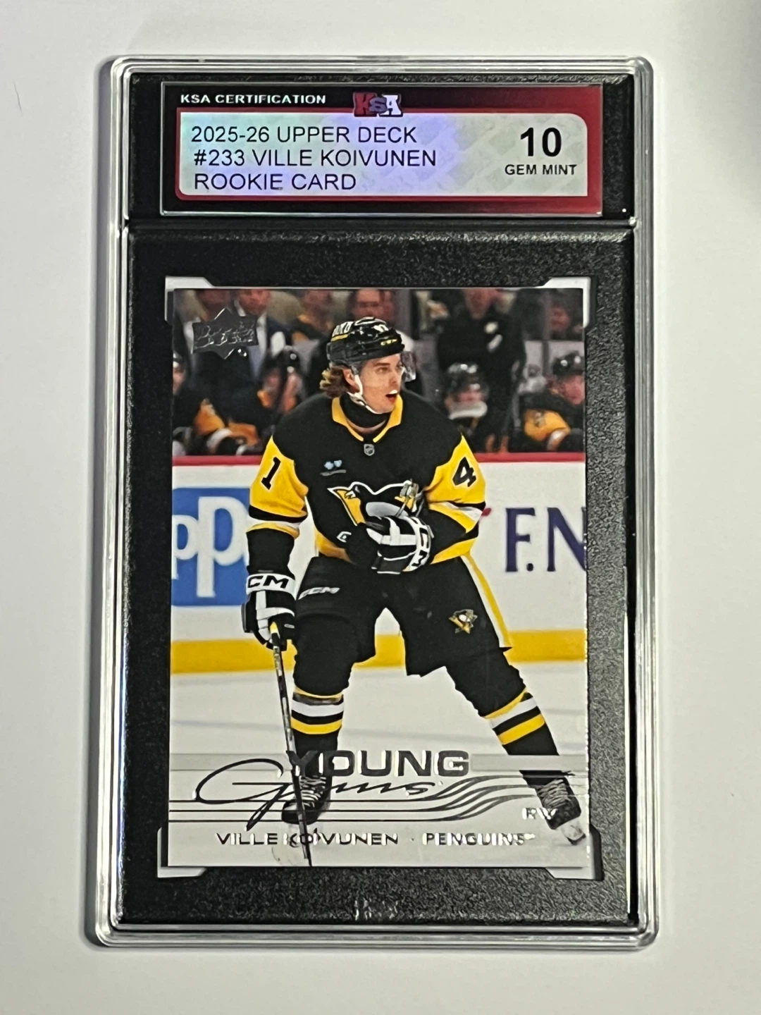 2025-26 Ville Koivunen Young Guns KSA 10