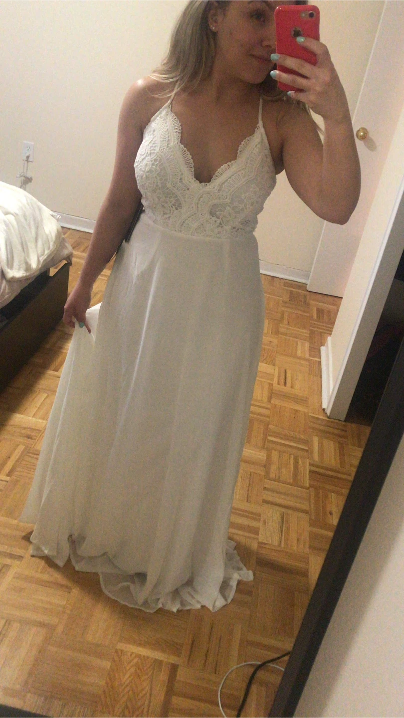 Lulus lace wedding dress