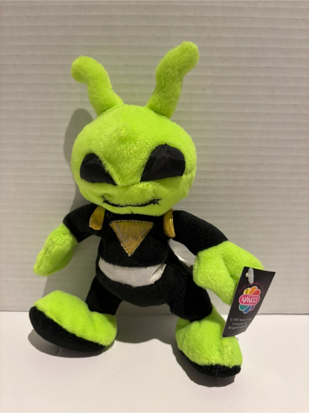 Nanco MARTIAN Plush Green ALIEN Vintage 1997 12” With Tag