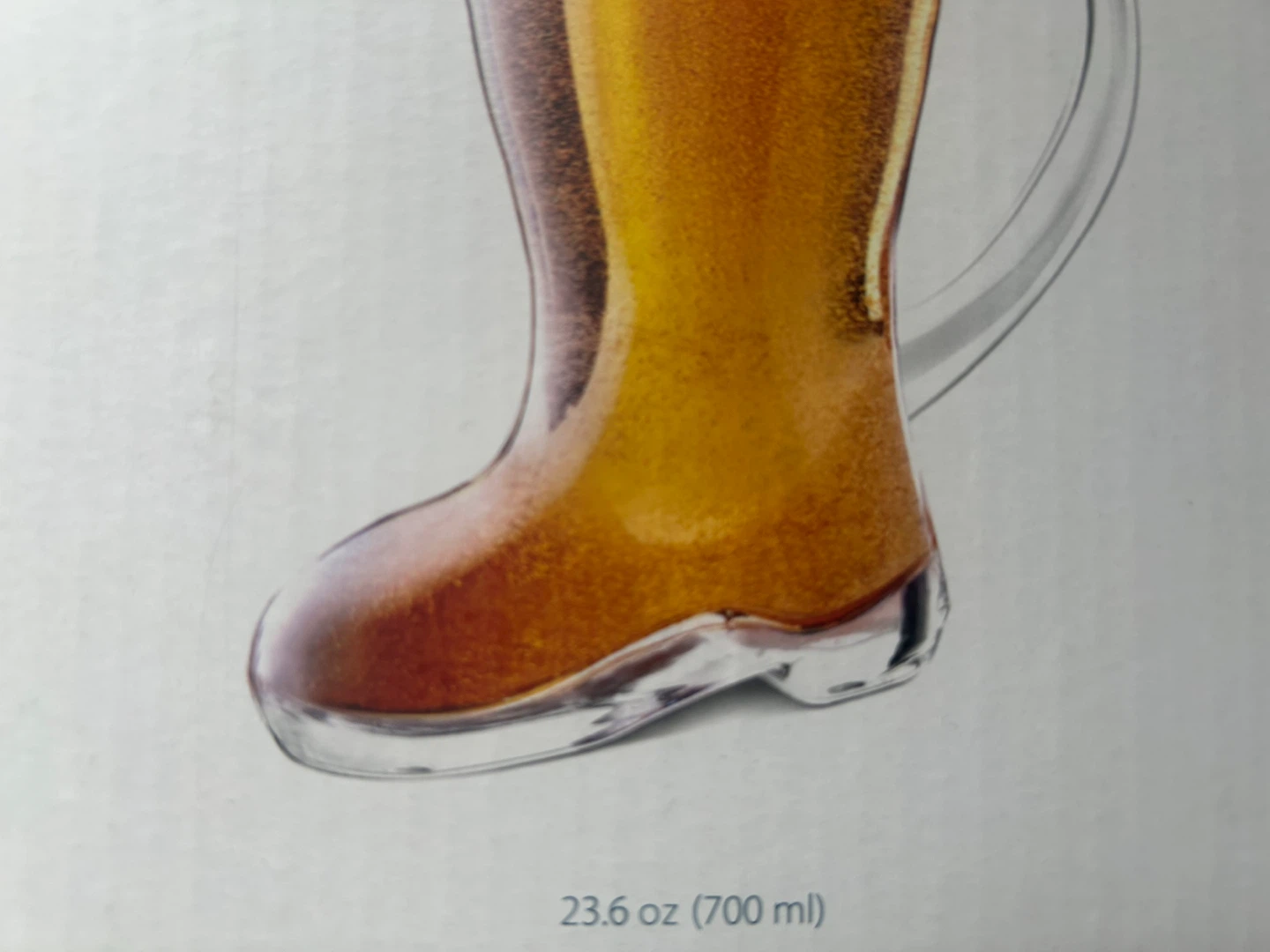 Beer Boot Glass with Handle - photo 2