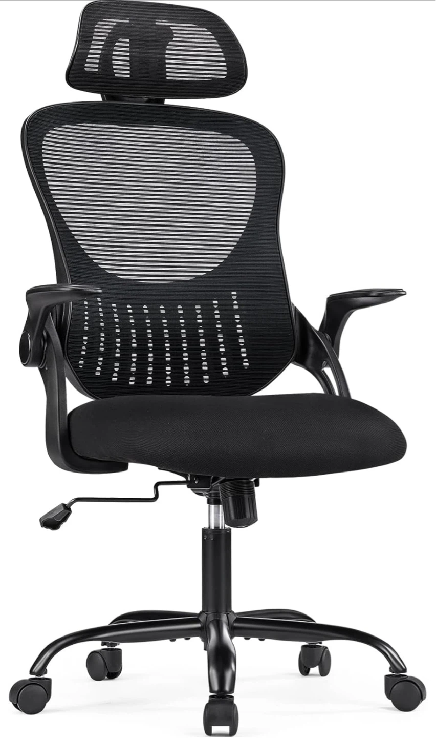 Ergonomic Mesh Office Chair with Headrest - photo 2