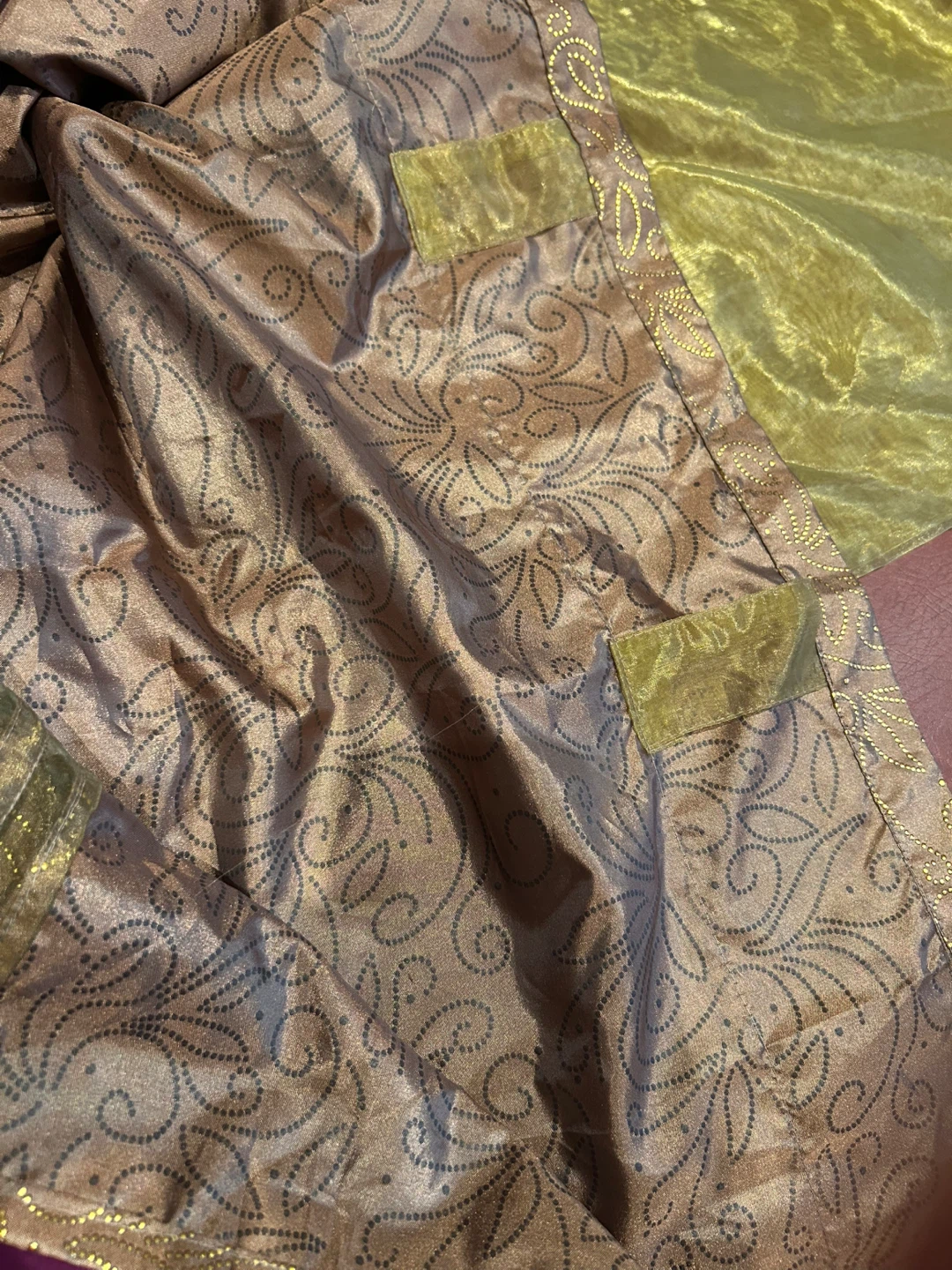 Gold Curtains Panel - photo 2