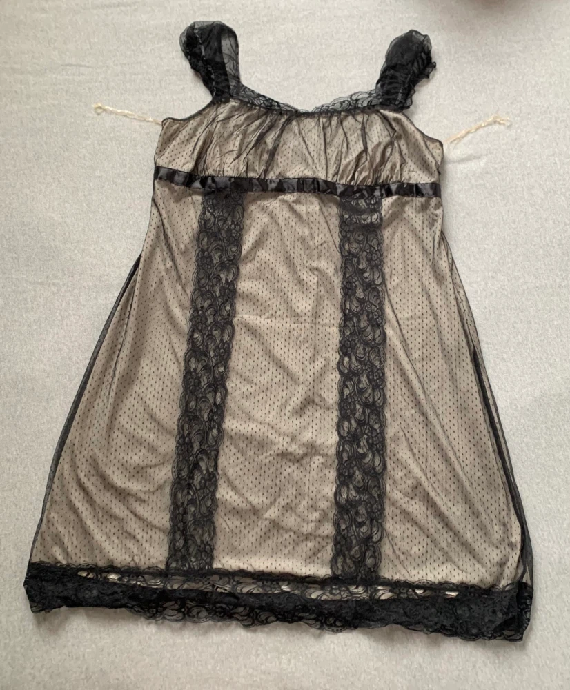 Super Lightweight Lace Overlay Slip Dress - Size 4X