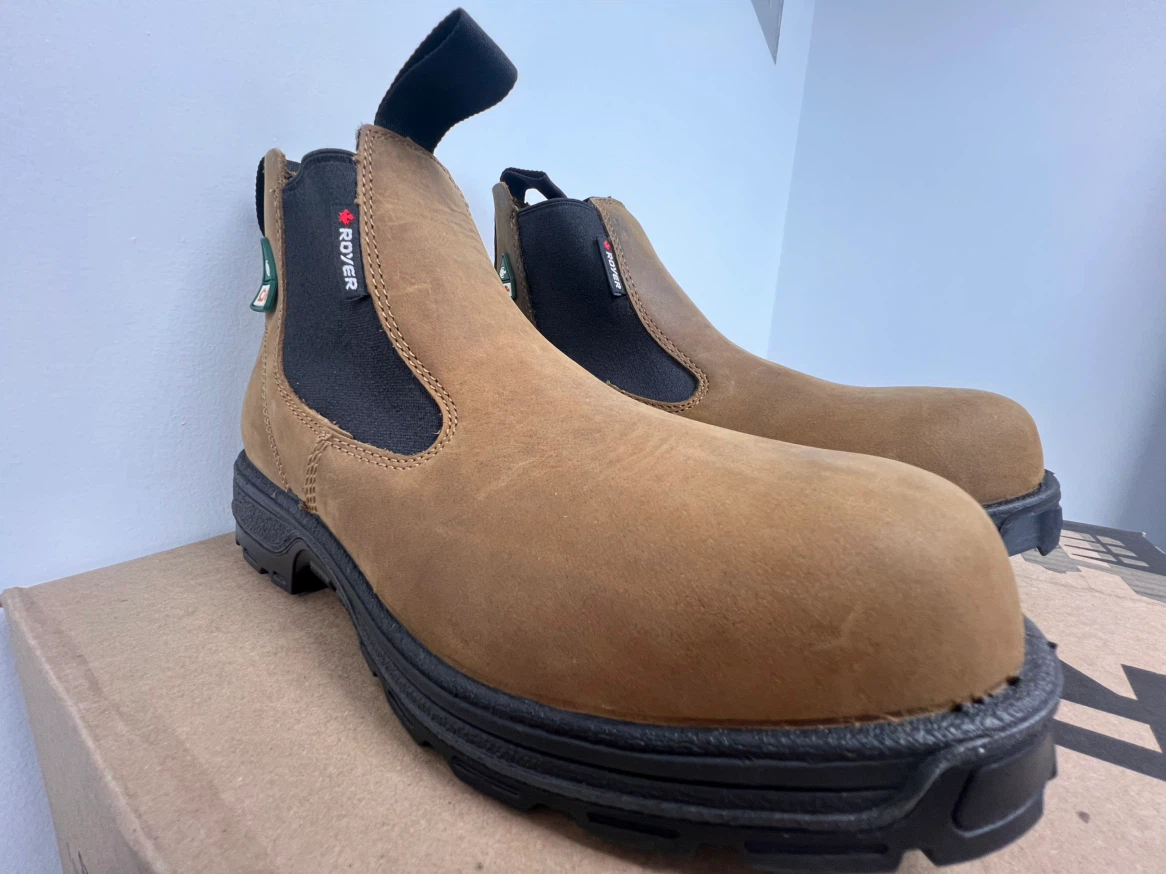 Rover Brown Leather Work Boots