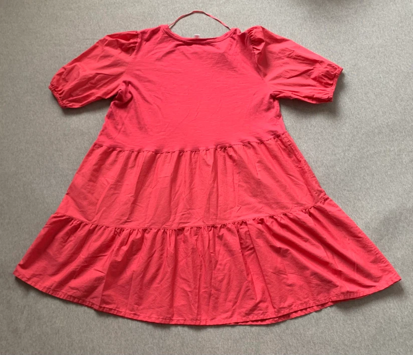 Pink Tiered A-Line Dress - Size XL - photo 2