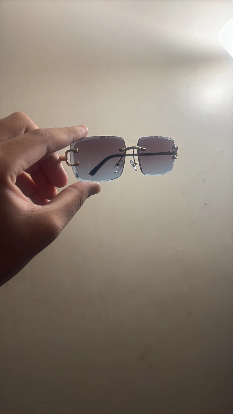 Luxury  Rimless Sunglasses - photo 2