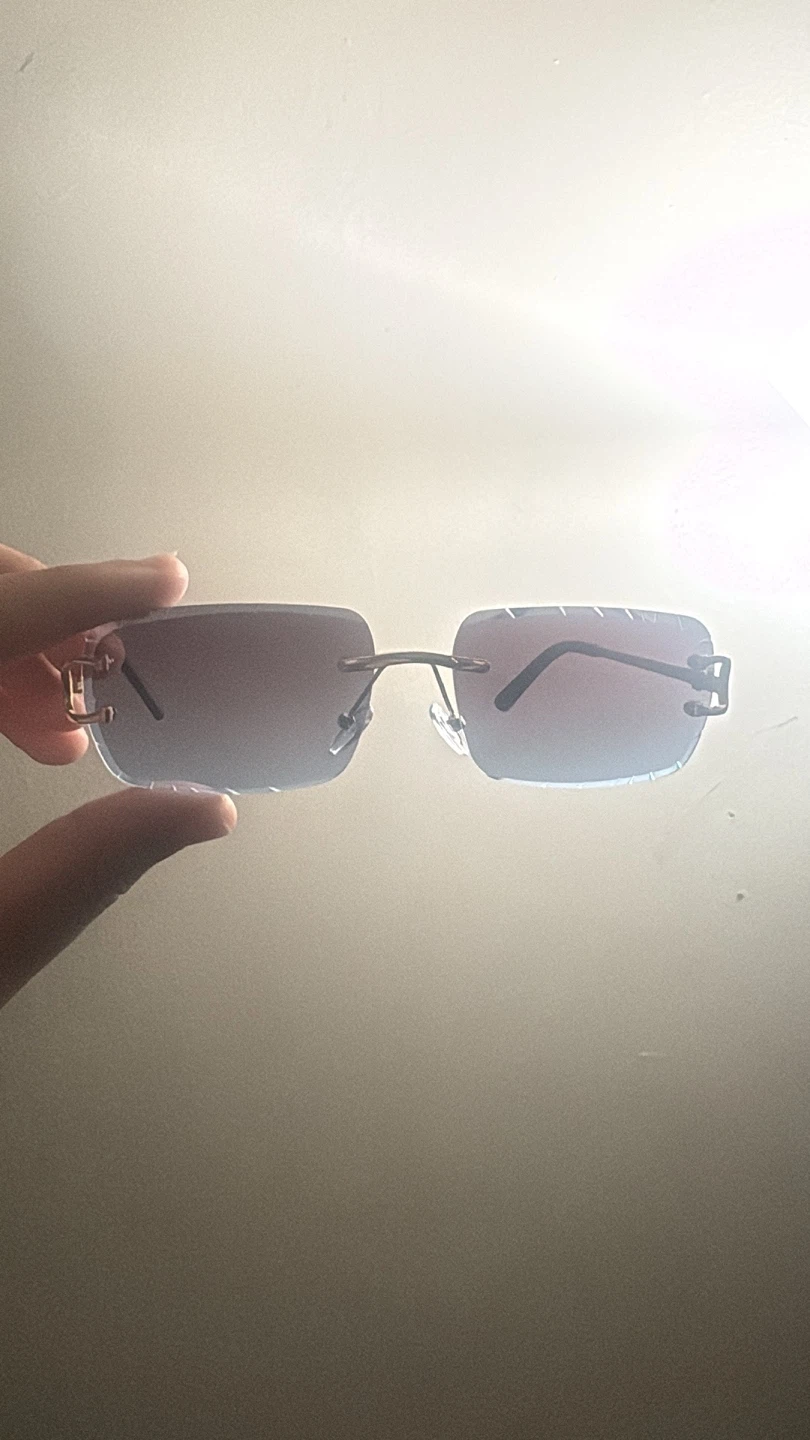 Luxury  Rimless Sunglasses - photo 3
