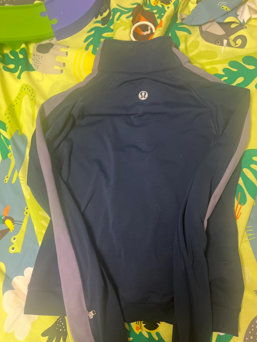 Lululemon Navy & Grey Zip-Up Jacket - photo 2
