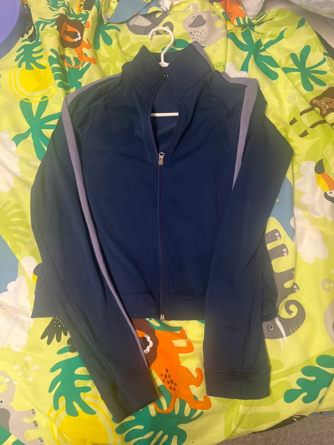 Lululemon Navy & Grey Zip-Up Jacket