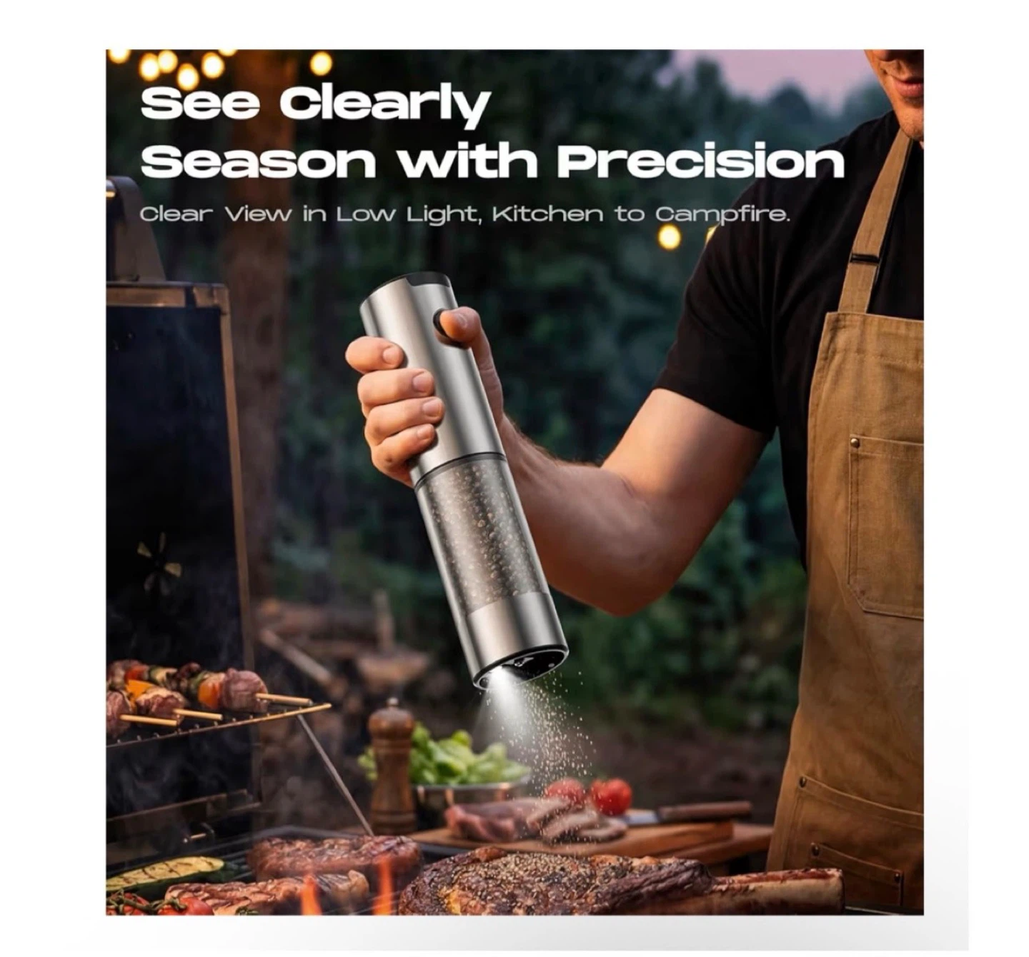 Brand new Electric Salt and Pepper Grinder Set - photo 4