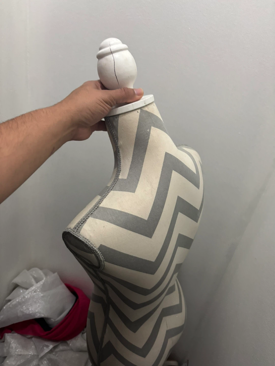 Chevron Print Dress Form Mannequin . Best offer - photo 3