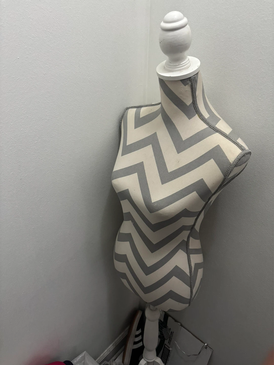 Chevron Print Dress Form Mannequin . Best offer - photo 2