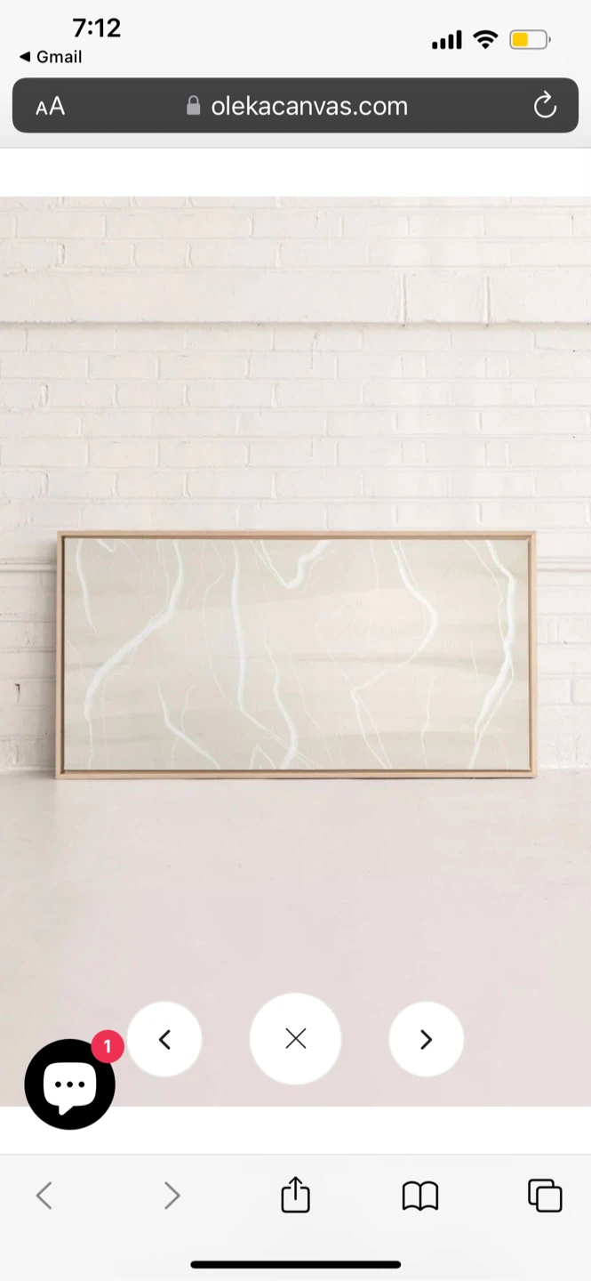 Oleka Canvas Neutral Wall Art 16x32 - photo 3