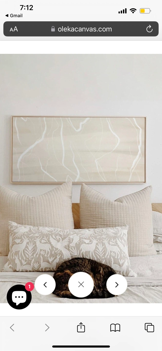 Oleka Canvas Neutral Wall Art 16x32 - photo 4