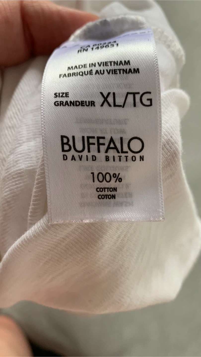 Buffalo David Bitton White T-Shirt - Ladies Size XL - photo 4
