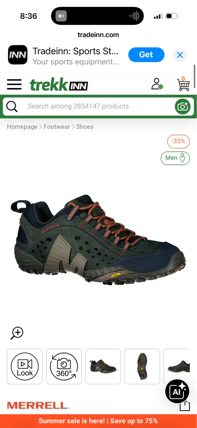 MERRELL HIKING SHOES