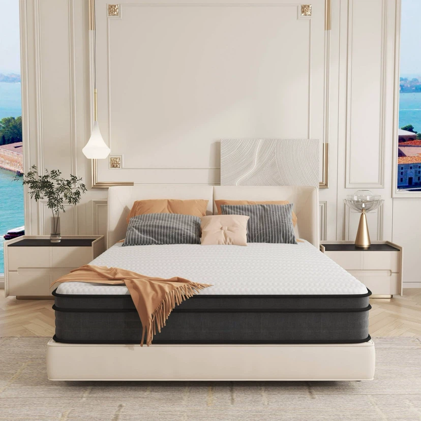 Queen Mattress Memory Foam 10 Inch Hybrid