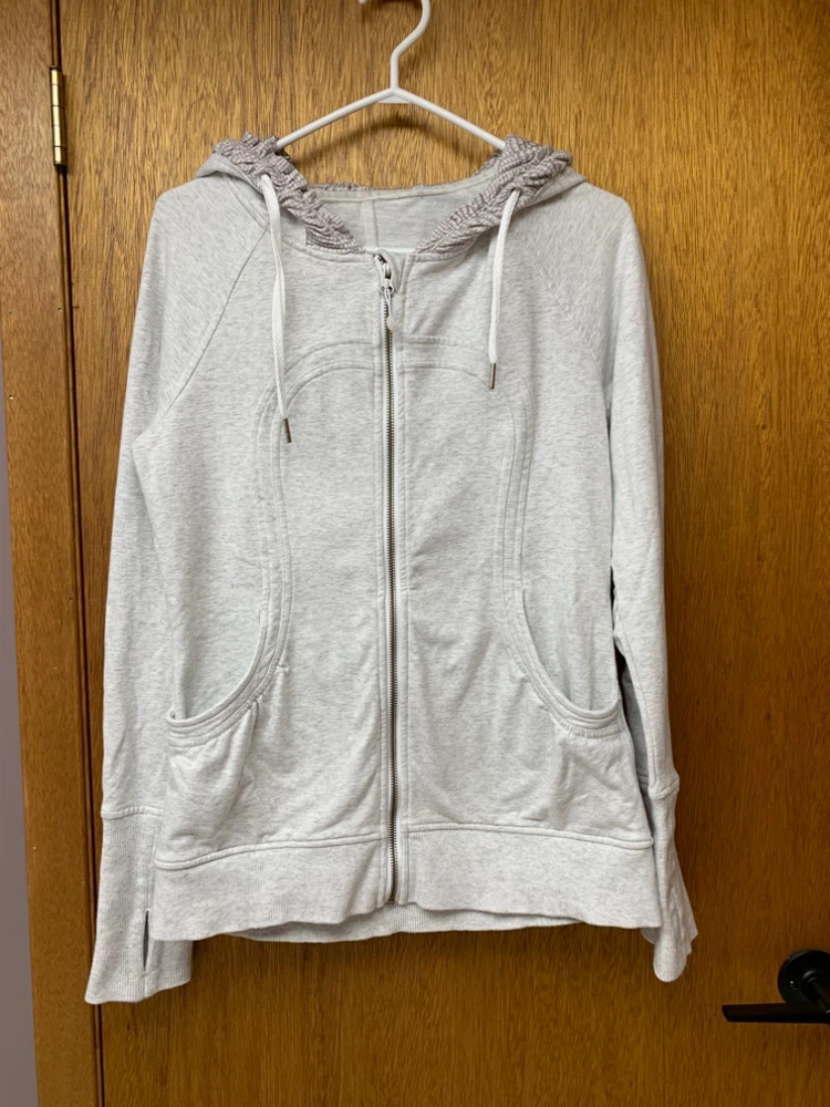 Lululemon Grey Zip-Up Hoodie