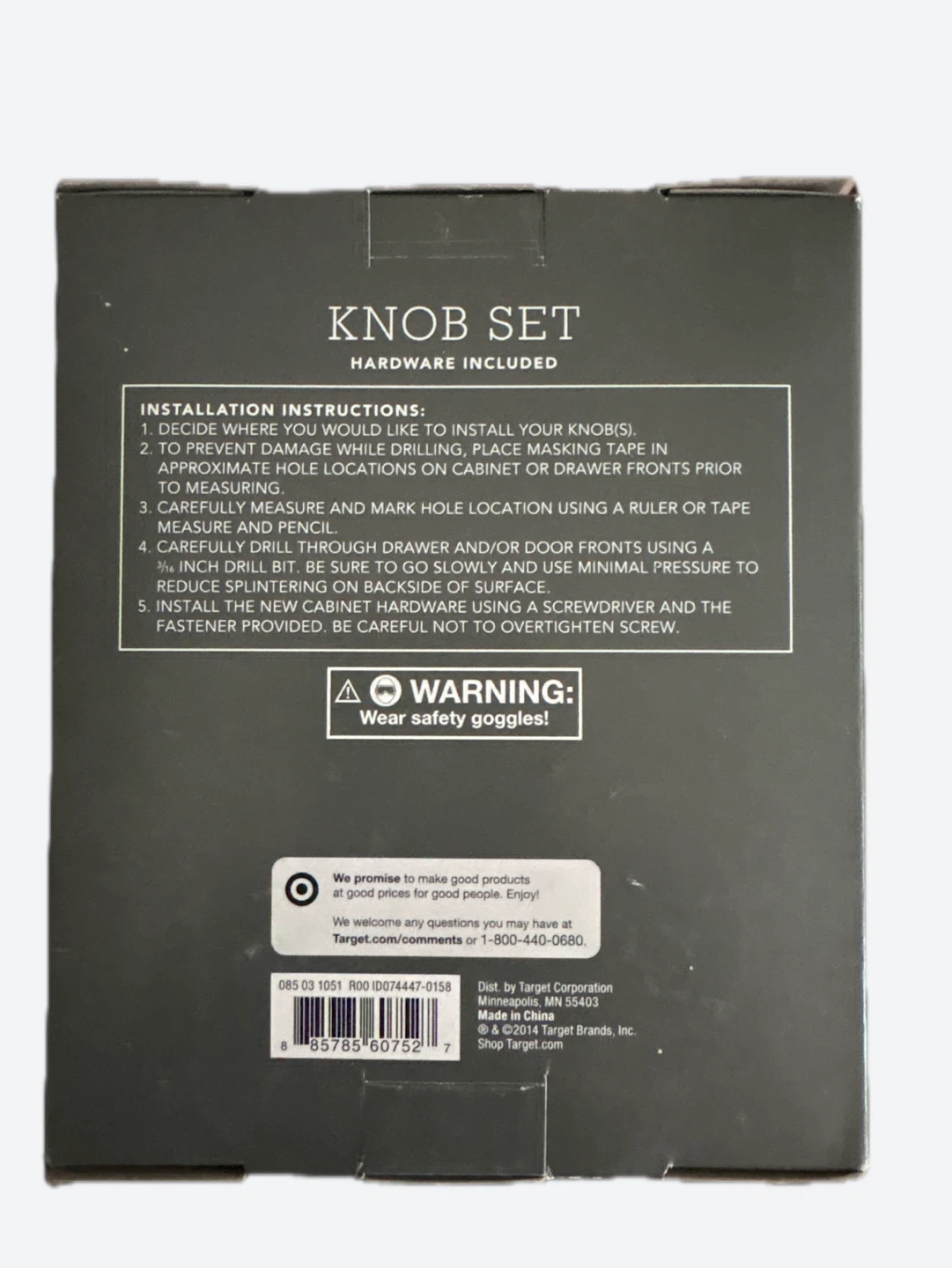 Threshold Knob Set, Oil-Rubbed Bronze Finish, 10 Pack - photo 2