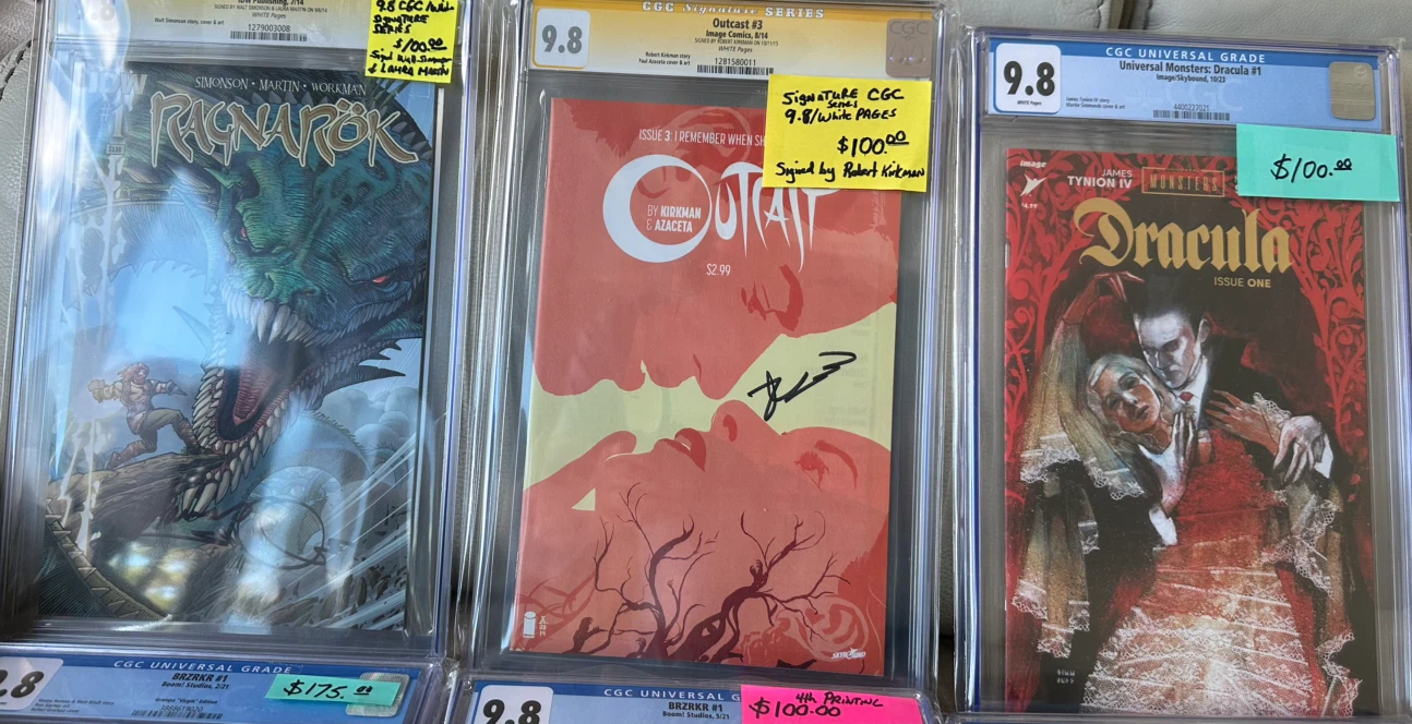 VARIOUS CGC COMICS FOR SALE (PRICES IN PHOTOS)