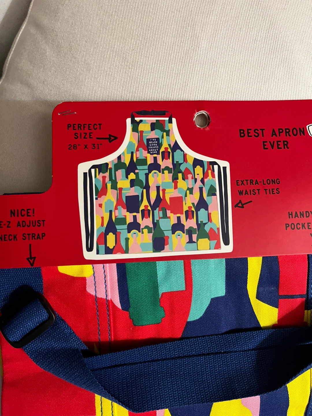 Blue Q “I’ve Heard Good Things About Wine” Apron - photo 3