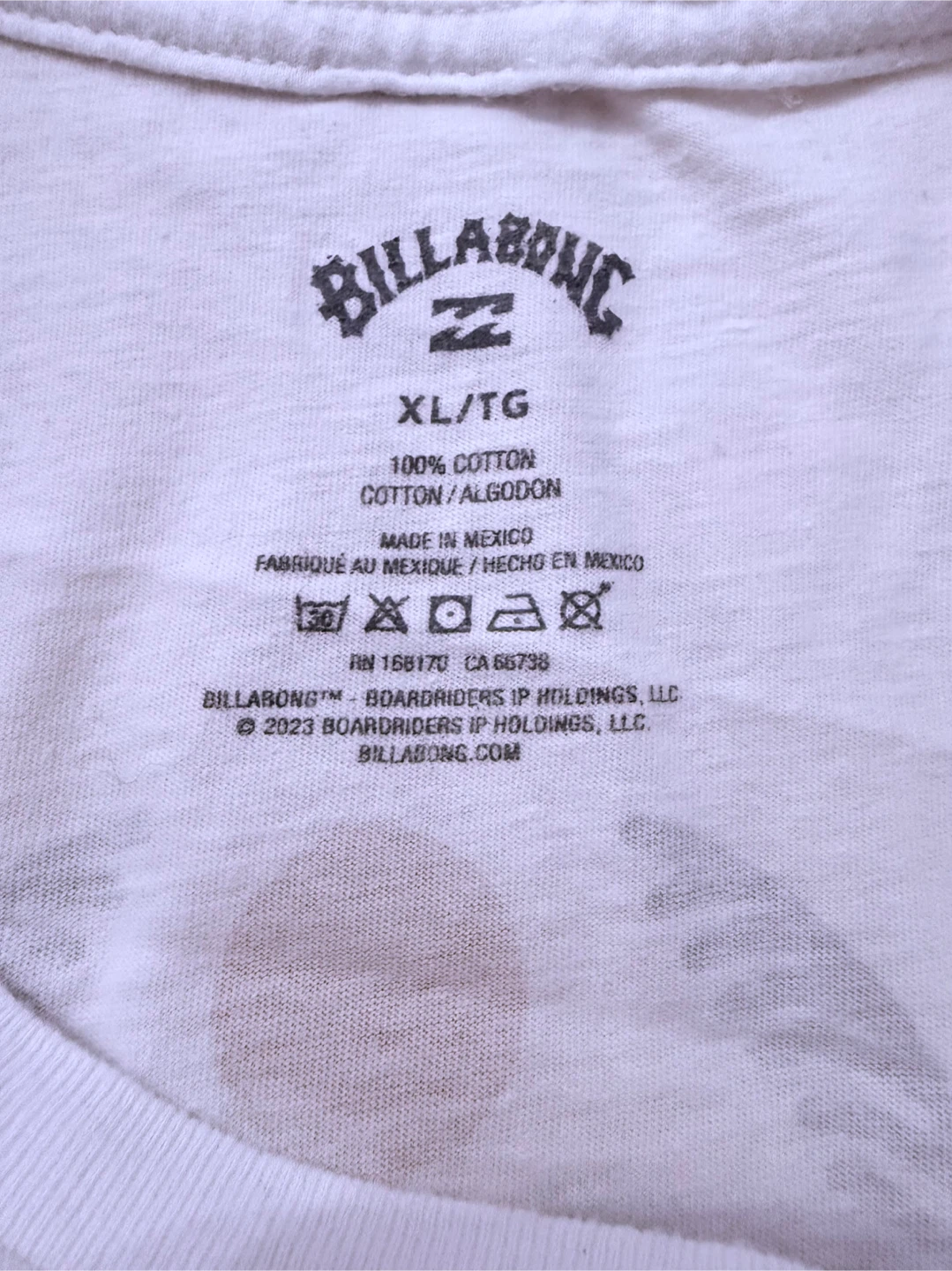 Billabong Men's White T-Shirt XL/TG - photo 4