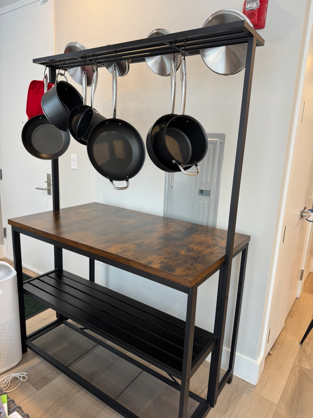 47" Large Kitchen Island Table Bakers Rack - photo 4