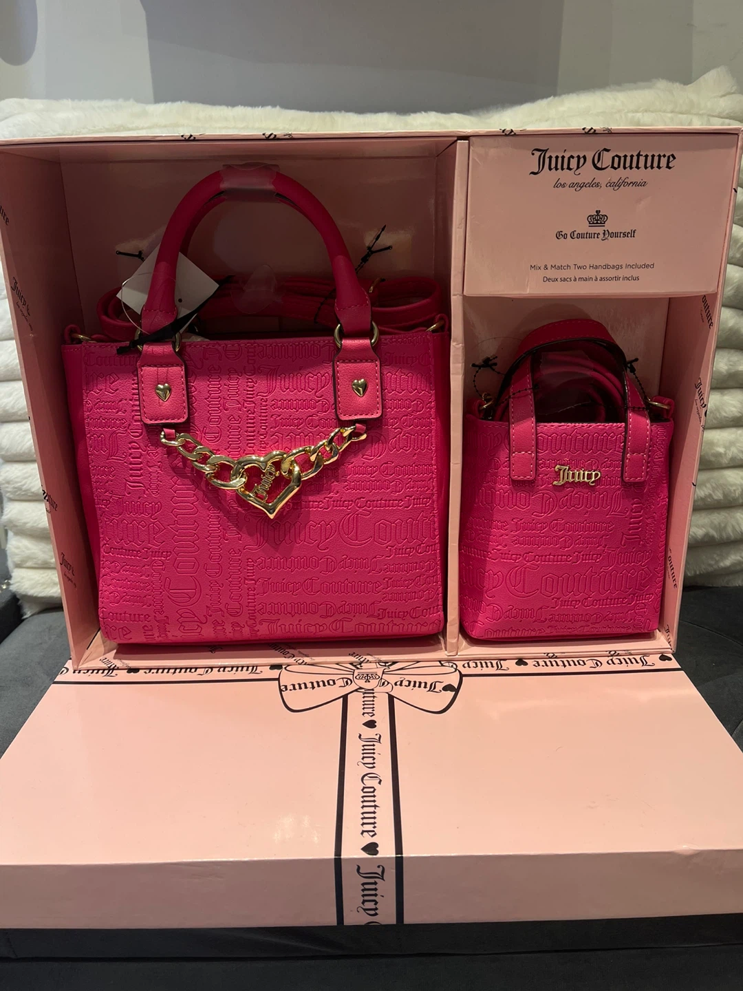 Juicy Couture Mix & Match Two Handbags Set - Pink - photo 2