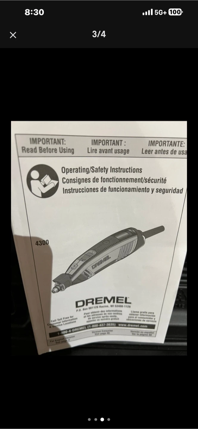 Dremel 4300 Rotary Tool Kit