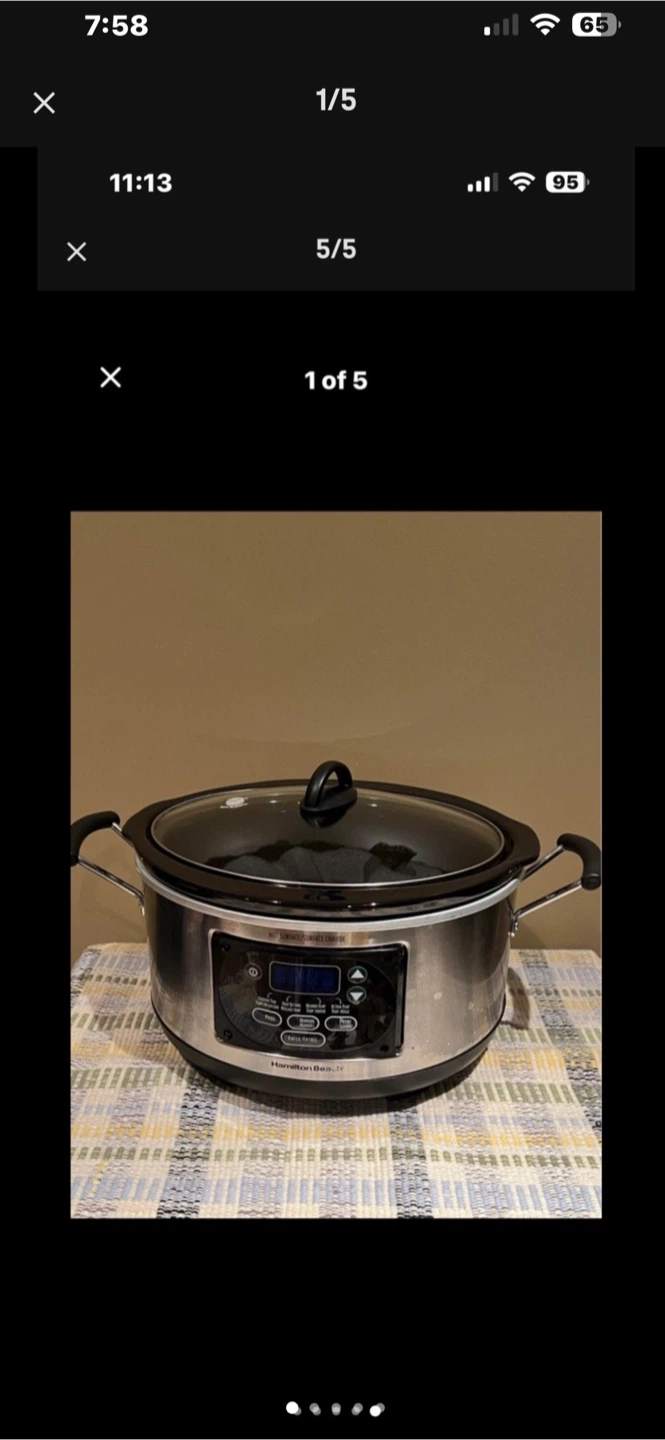 Hamilton Beach Slow Cooker - 6 Quart