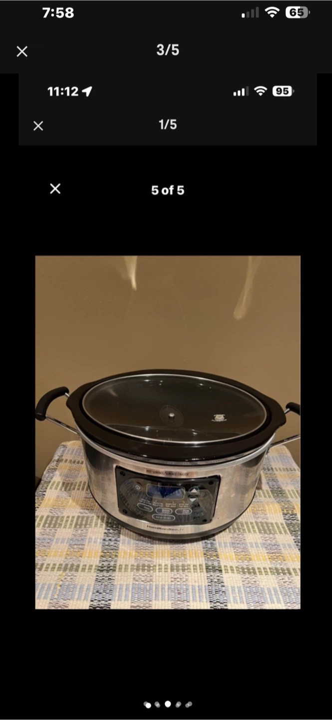 Hamilton Beach Slow Cooker - 6 Quart - photo 5