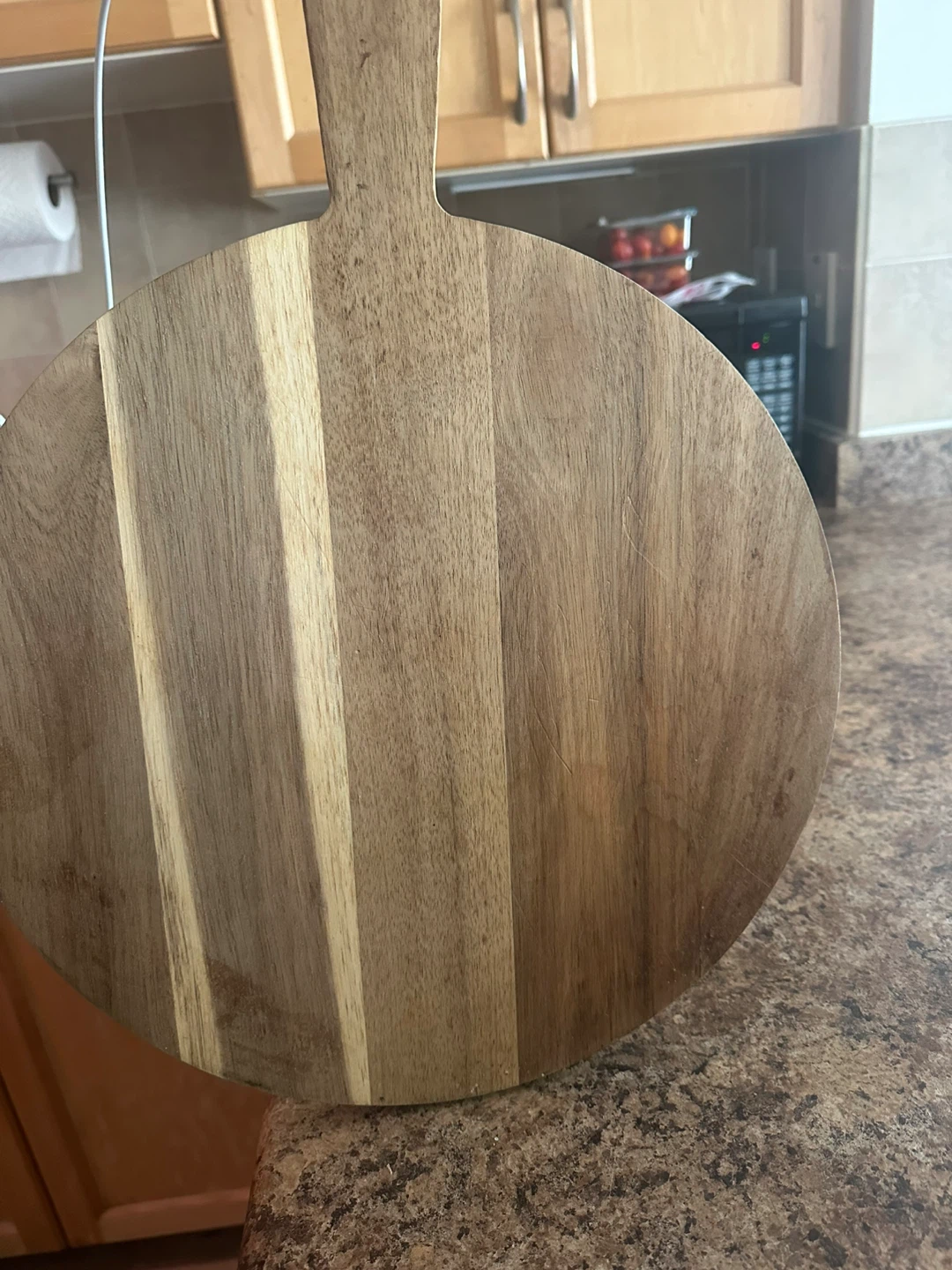 FREE Wooden Round Cutting and Serving Board