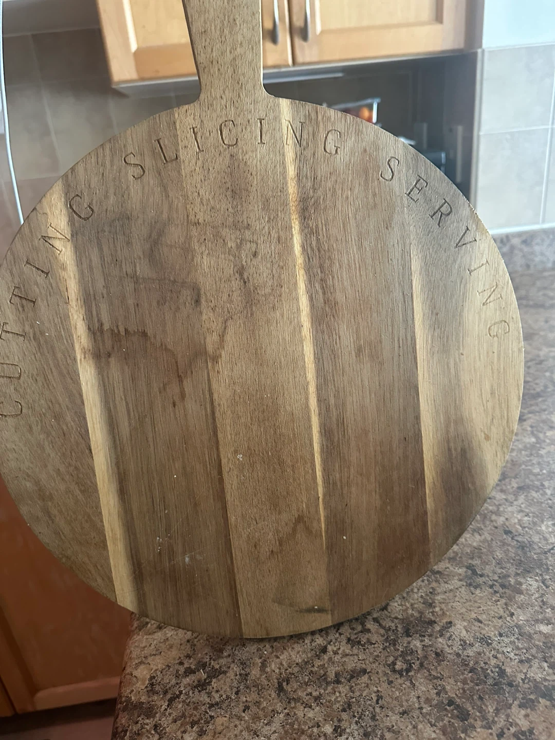 FREE Wooden Round Cutting and Serving Board - photo 4