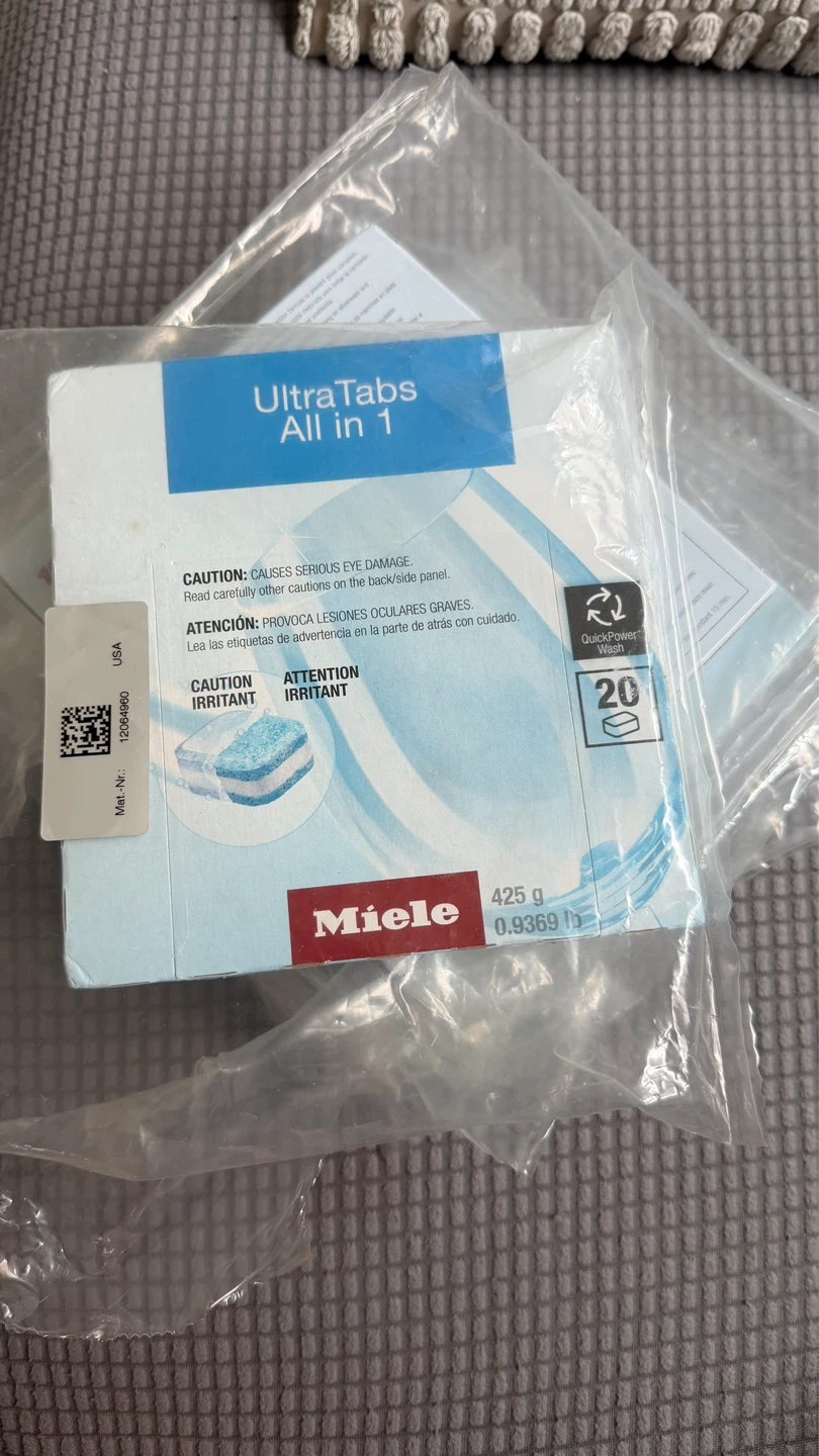 Miele UltraTabs All in 1 Dishwasher Detergent