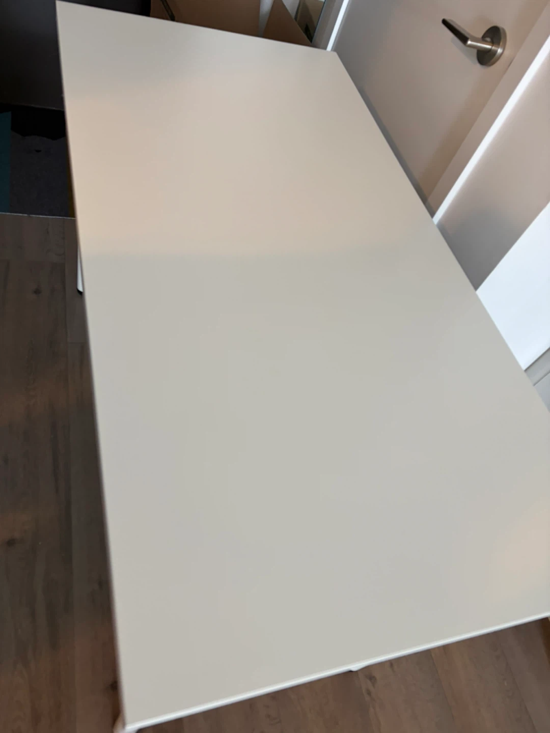 IKEA White Rectangular Table/desk - photo 4