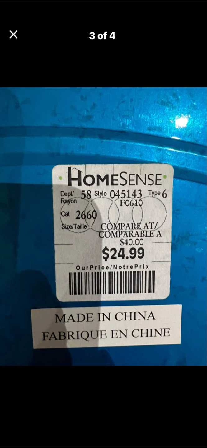 Homesense Blue Metal Beverage Tub - photo 4