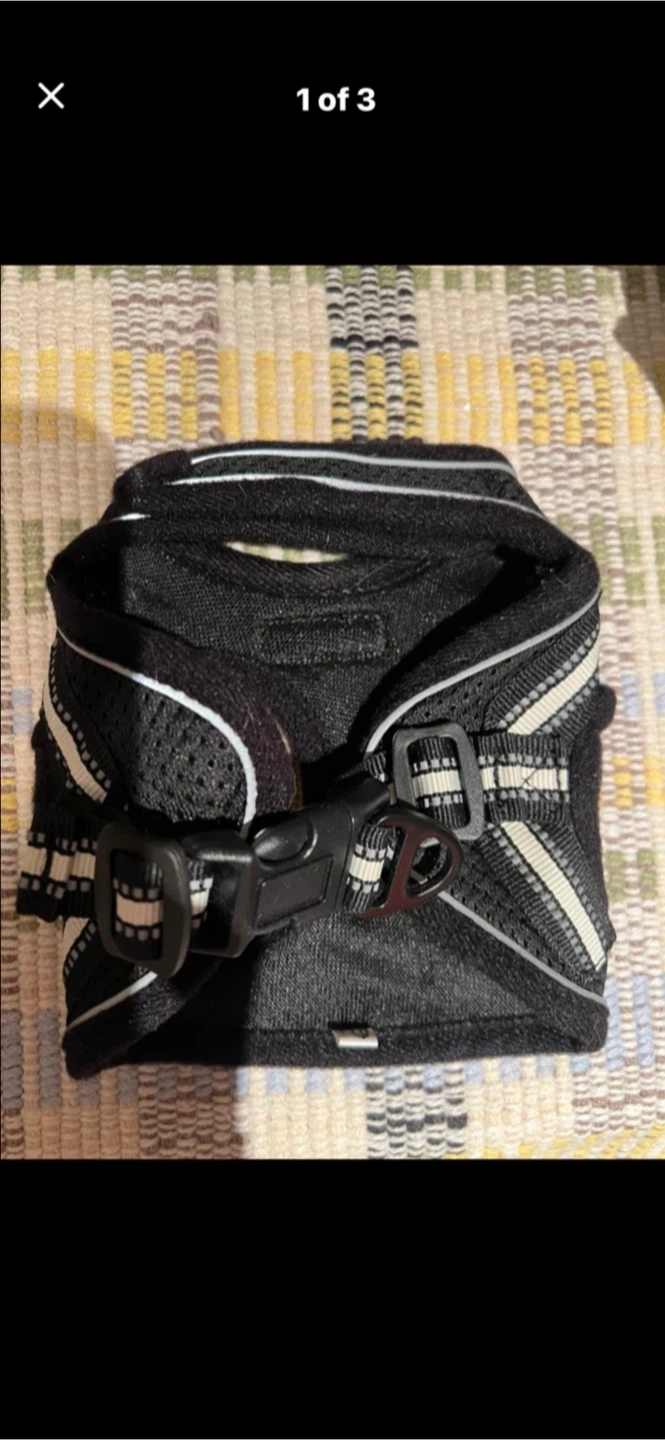 AOKCATS Black Pet Harness - Size S - photo 3