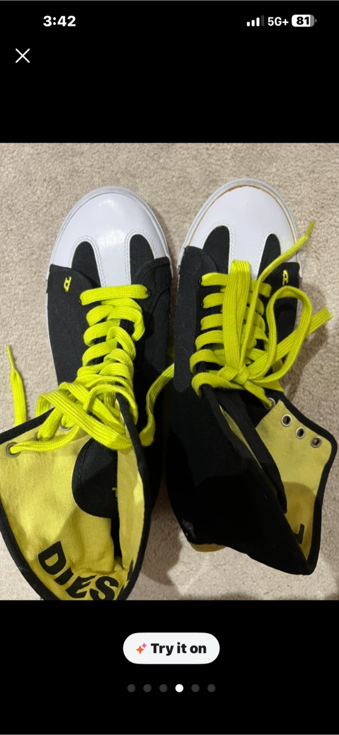 Diesel High-Top Sneakers - photo 4