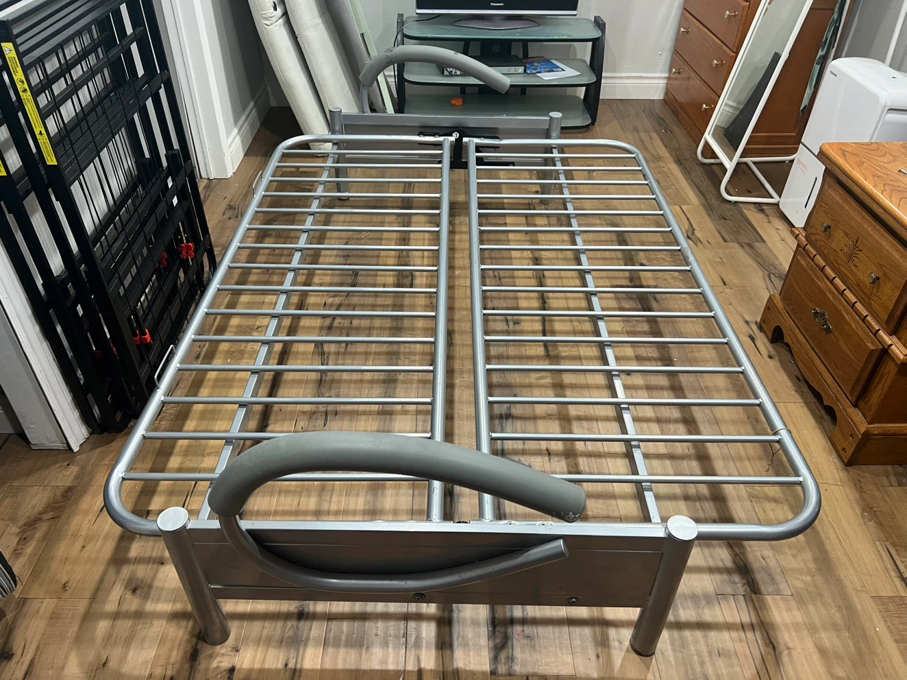 Silver Metal Futon Frame - photo 3