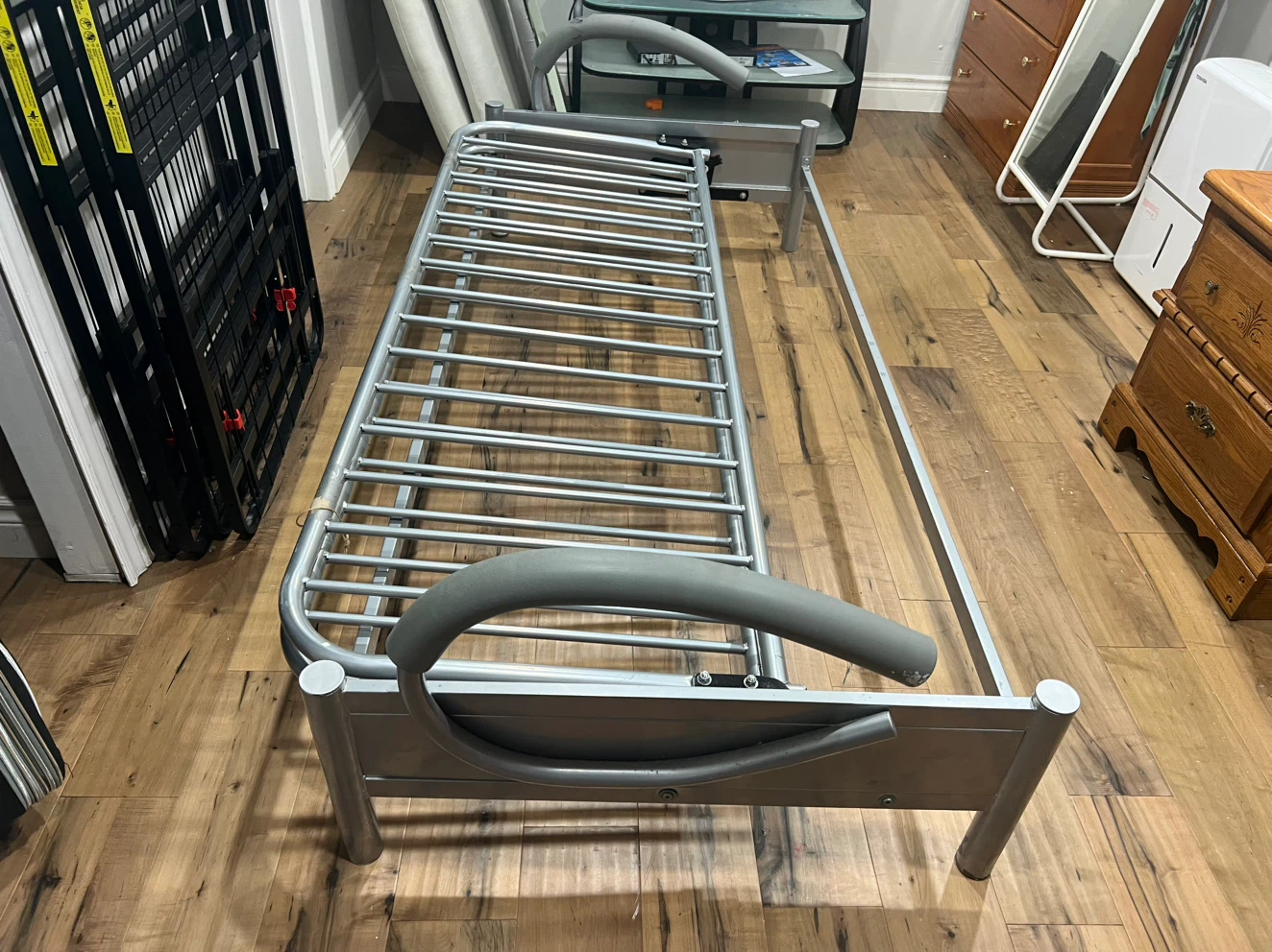 Silver Metal Futon Frame - photo 4